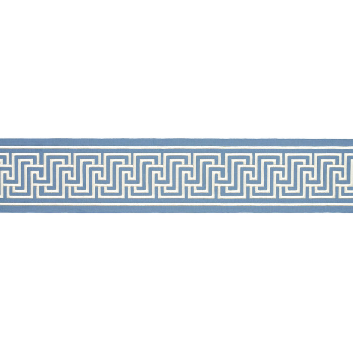 Schumacher Labyrinth Tape Sky Trim Sample 66148