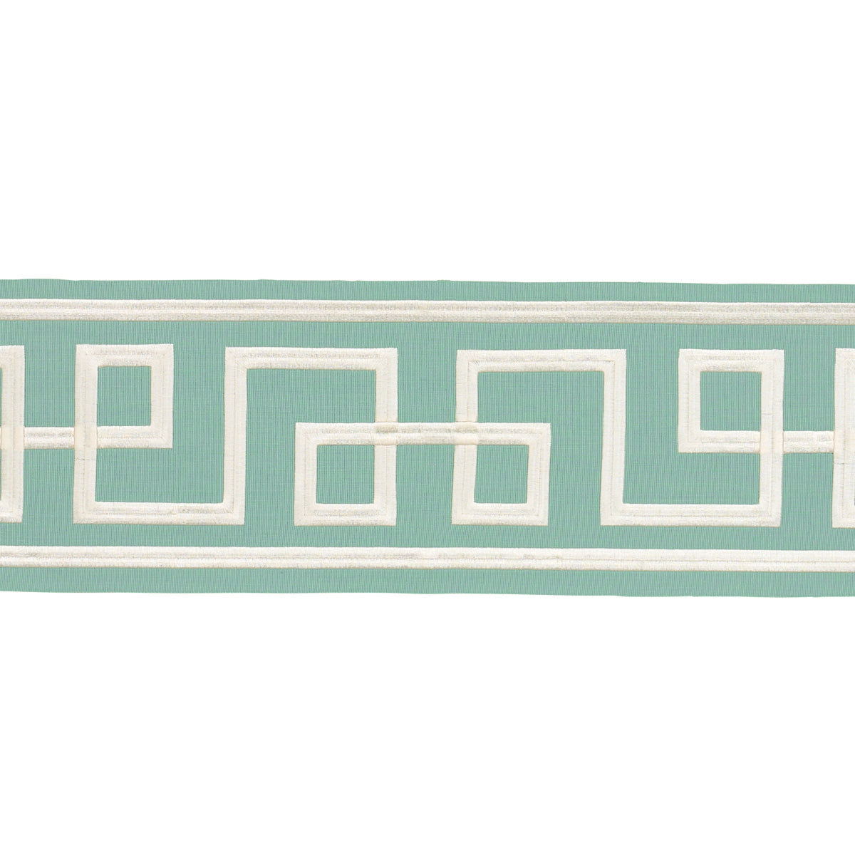 Schumacher Octavius Tape Aqua Marine Trim 66161