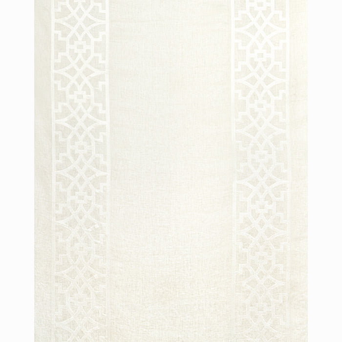 Schumacher Don'T Fret Ivory Fabric Sample 66185