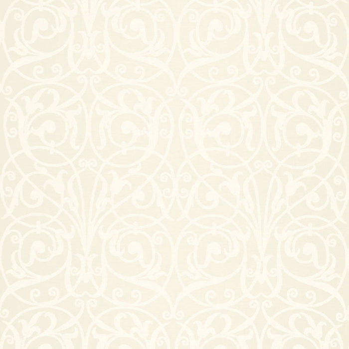 Schumacher Charleston Cotton Sheer Natural Fabric Sample 66310