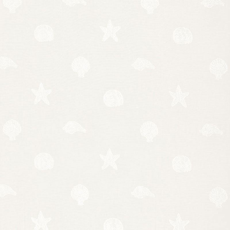 Schumacher Sanibel Sheer Ivory Fabric 66320