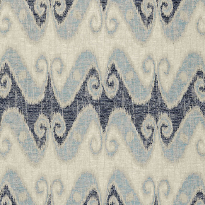 Schumacher Tali Weave Indigo Fabric 66352