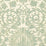 Schumacher Arezzo Linen Damask Aquamarine Fabric 66360