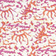 China Seas Hulai Batik Pink Orange Fabric 6640CU-04