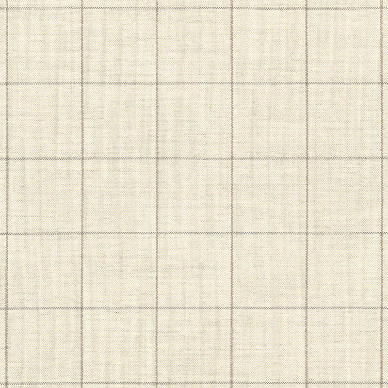 Schumacher Mellier Plaid Linen Fabric 66450