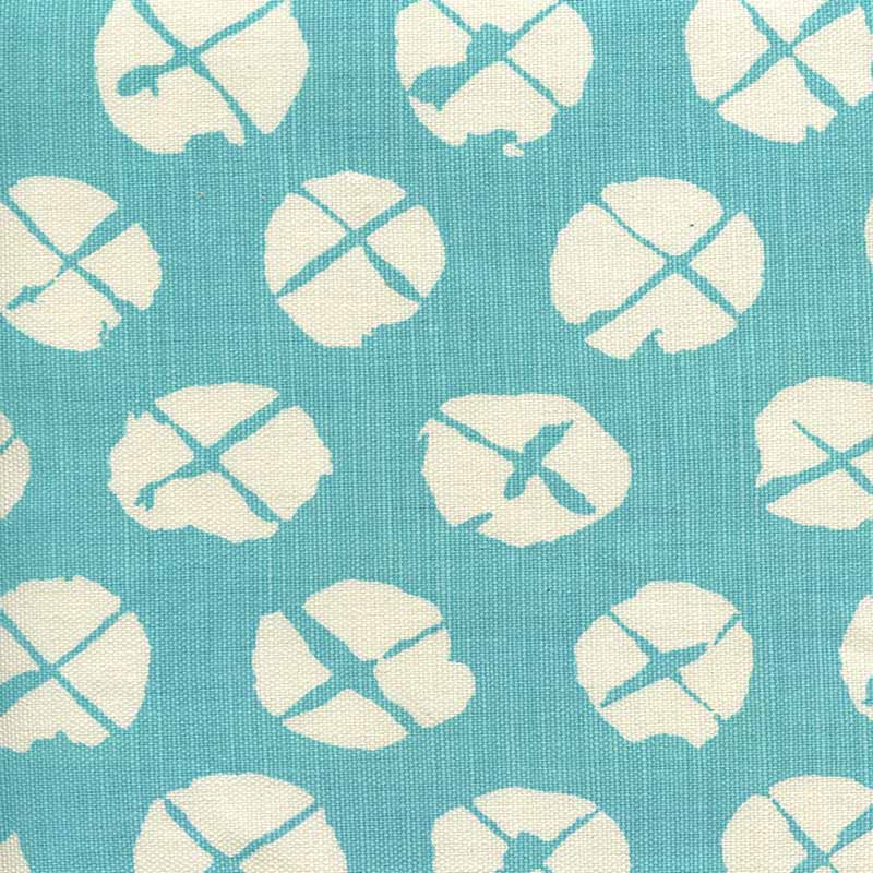 China Seas Obi Ii Reverse Turquoise Fabric 6655-01