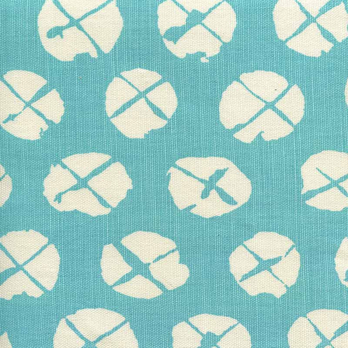 China Seas Obi Ii Reverse Turquoise Fabric Sample 6655-01