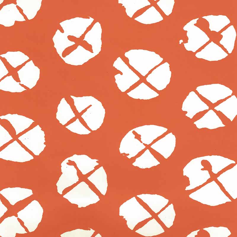 China Seas Obi Ii Reverse Orange Wallpaper 6655WP-06