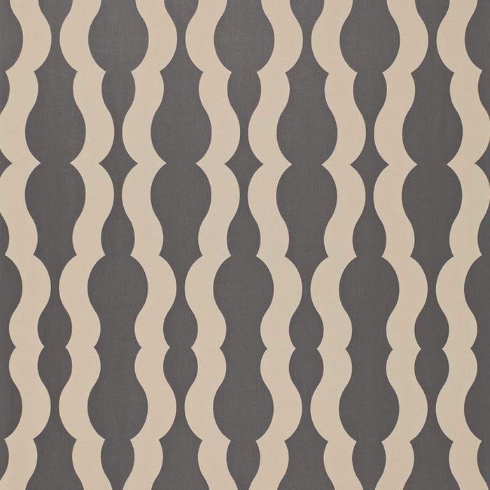 Schumacher Villeroux Weave Charcoal Fabric 66570