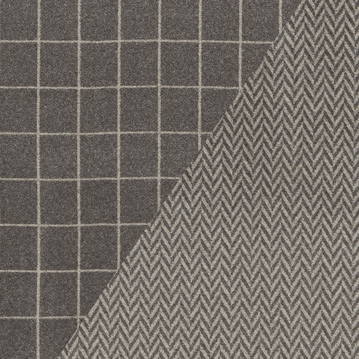 Schumacher Colorado Charcoal / Nickel Fabric 66652