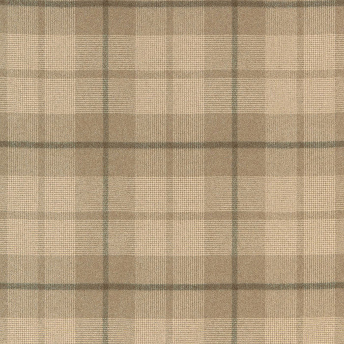 Schumacher Montana Wool Plaid Buckskin Fabric 66660