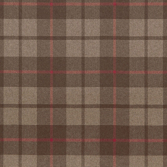 Schumacher Montana Wool Plaid Java Fabric Sample 66662