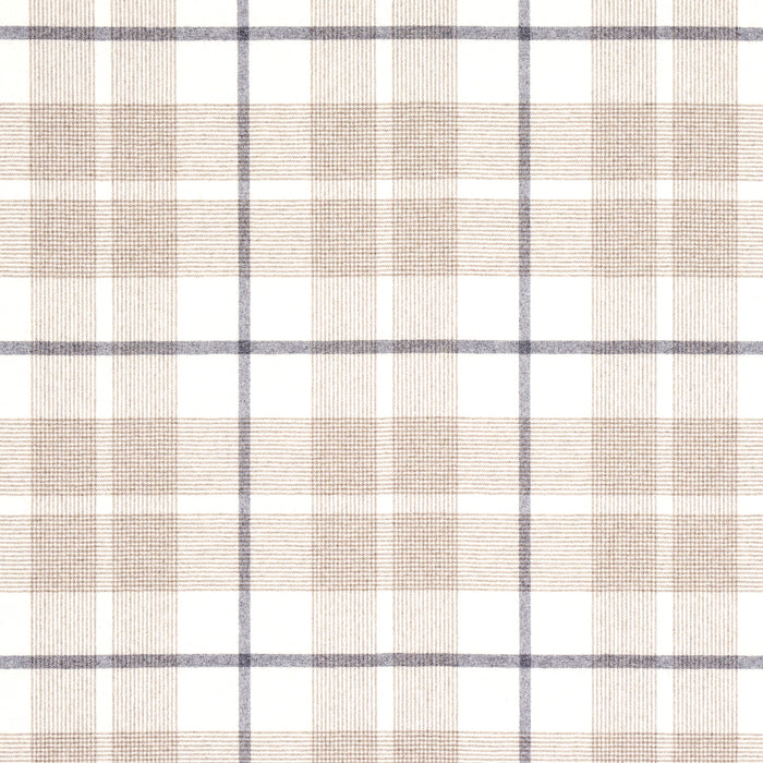 Schumacher Montana Wool Plaid Neutral Fabric 66664