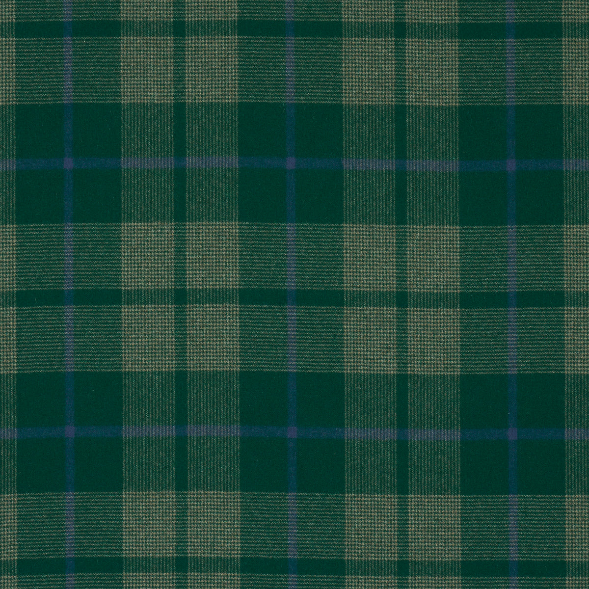 Schumacher Montana Wool Plaid Hunter Fabric 66666