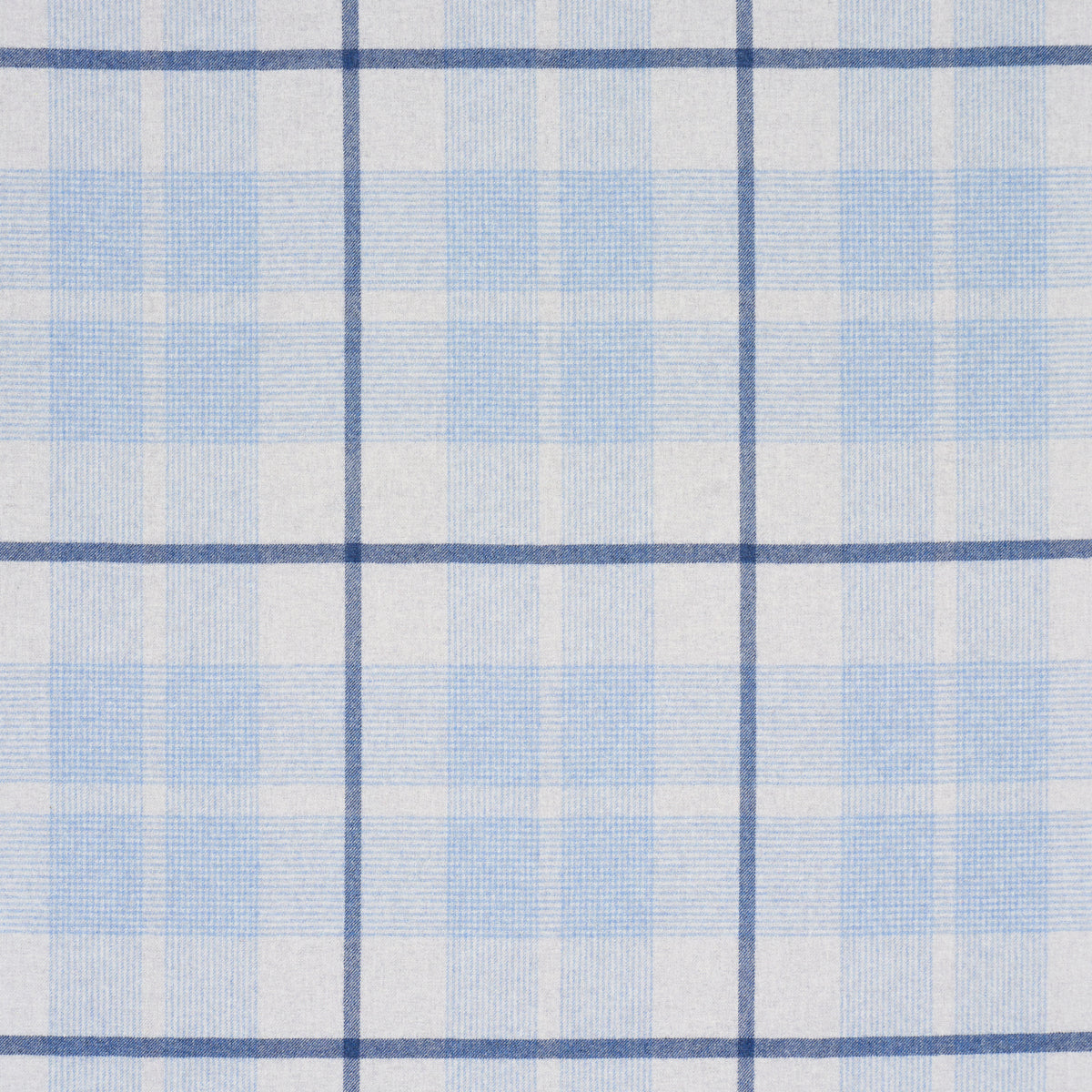 Schumacher Montana Wool Plaid Arctic Fabric 66667