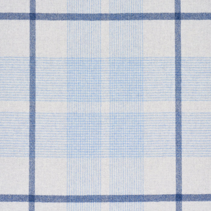 Schumacher Montana Wool Plaid Arctic Fabric Sample 66667