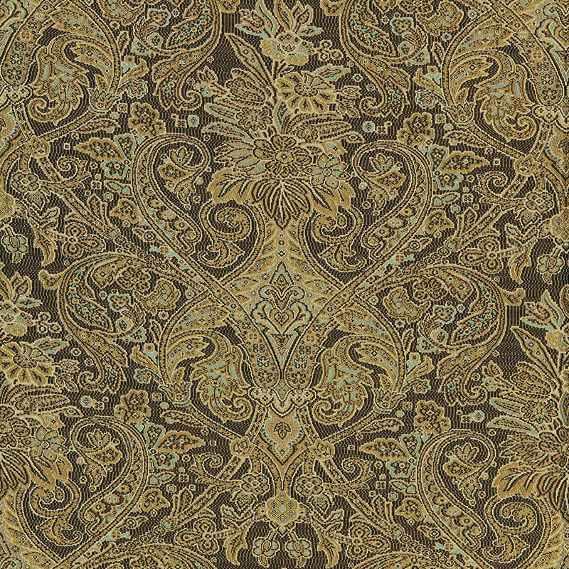 Schumacher Sinclair Wool Paisley Java Fabric 66710