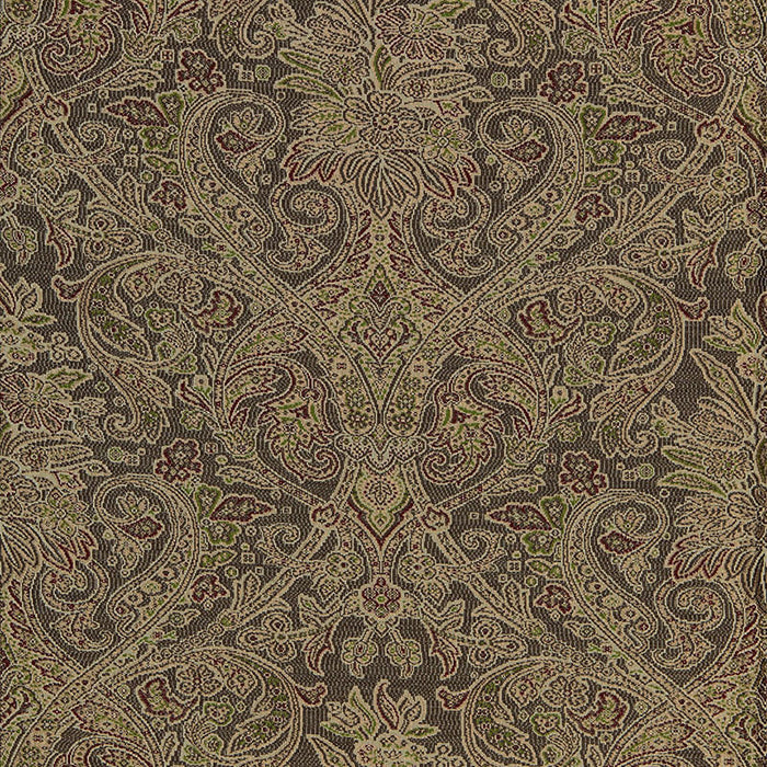 Schumacher Sinclair Wool Paisley Ash Fabric 66712