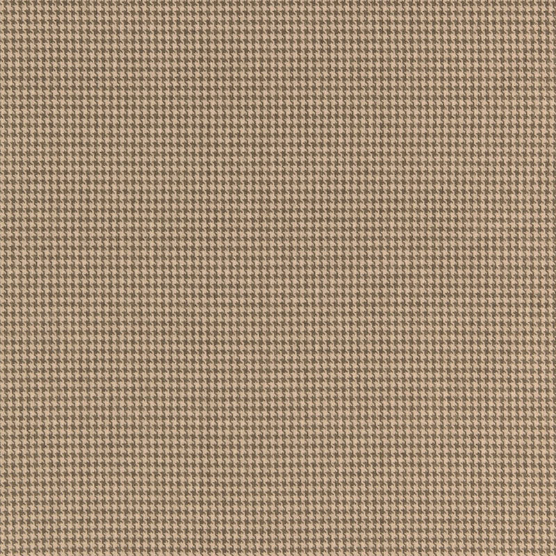 Schumacher Dillon Velvet Houndstooth Antelope Fabric 66742