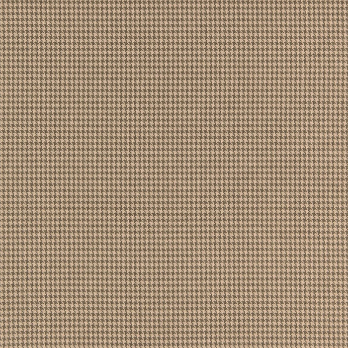 Schumacher Dillon Velvet Houndstooth Antelope Fabric Sample 66742