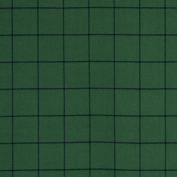 Schumacher Bancroft Wool Plaid Green Fabric 66776