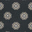 Schumacher Chennai Linen Embroidery Midnight Fabric Sample 66820