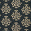 Schumacher Byron Embroidered Wool Charcoal Fabric Sample 66830