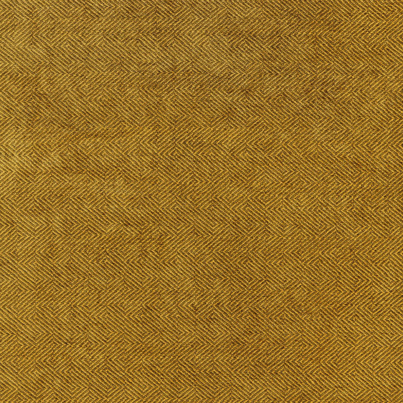 Schumacher Ashcombe Chenille Brass Fabric 66904