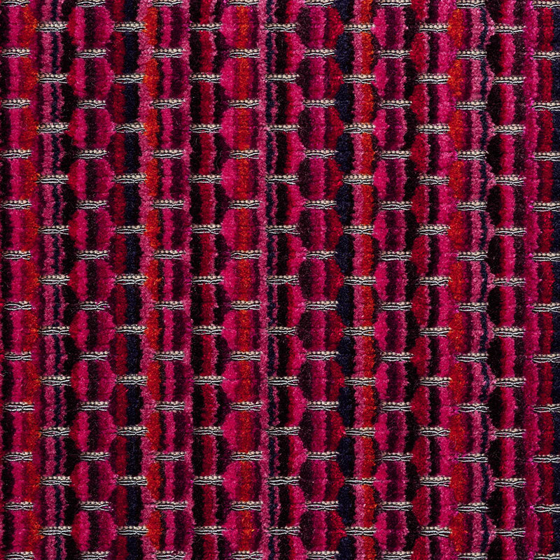 Schumacher Downtown Velvet Garnet Fabric 66914