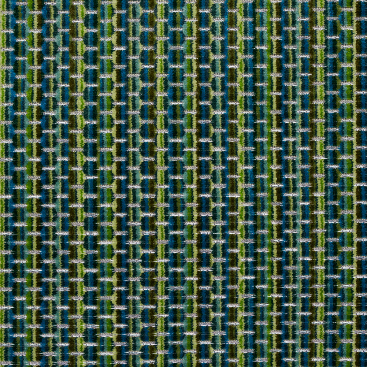 Schumacher Downtown Velvet Peacock Fabric 66917