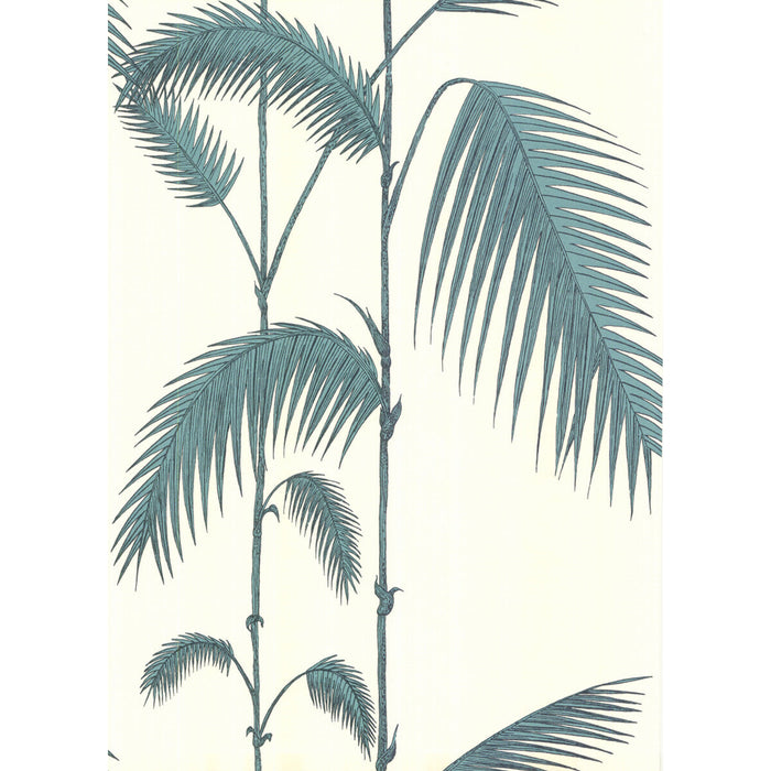 Cole & Son Palm Leaves White/G Wallpaper Sample 66/2012.CS.0