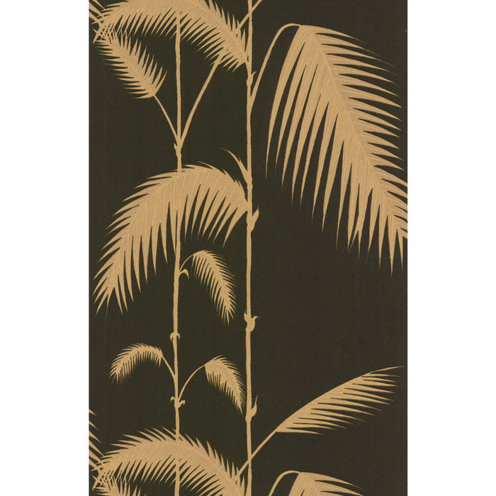 Cole & Son Palm Leaves Black/T Wallpaper Sample 66/2014.CS.0