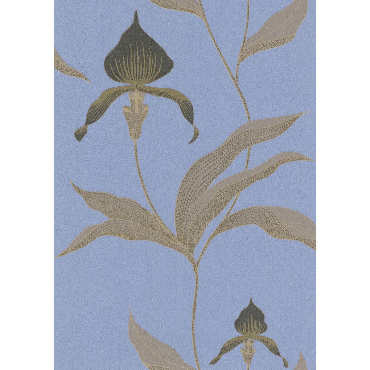 Cole & Son Orchid Blue/Bl Wallpaper Sample 66/4030.CS.0