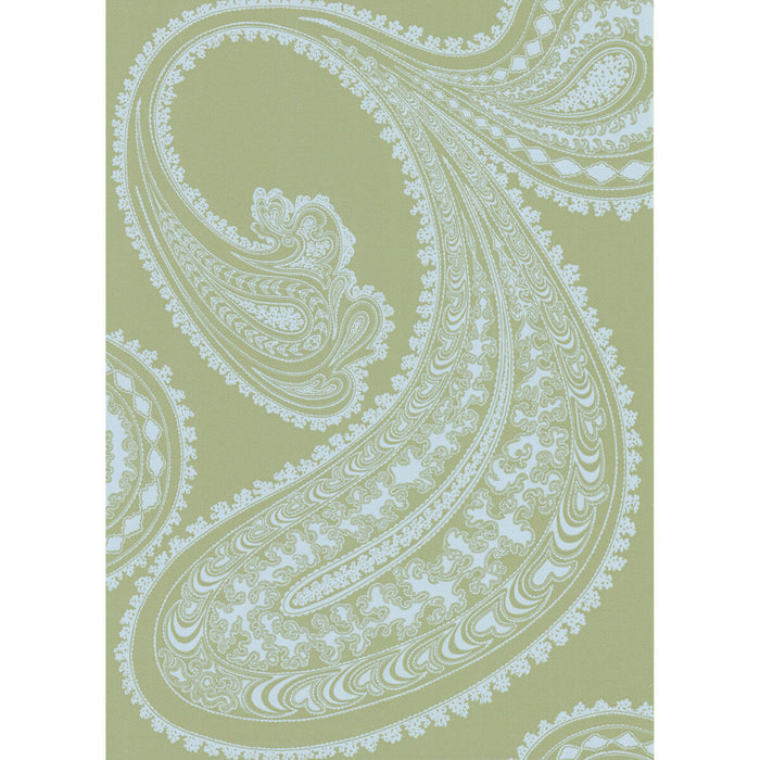 Cole & Son Rajapur Pale Bl/Gn Wallpaper Sample 66/5034.CS.0