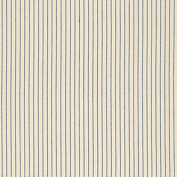 Schumacher Rain Shadow Stripe Indigo Fabric Sample 67502