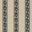 Schumacher Mojave Ikat Stripe Ebony Fabric Sample 67510