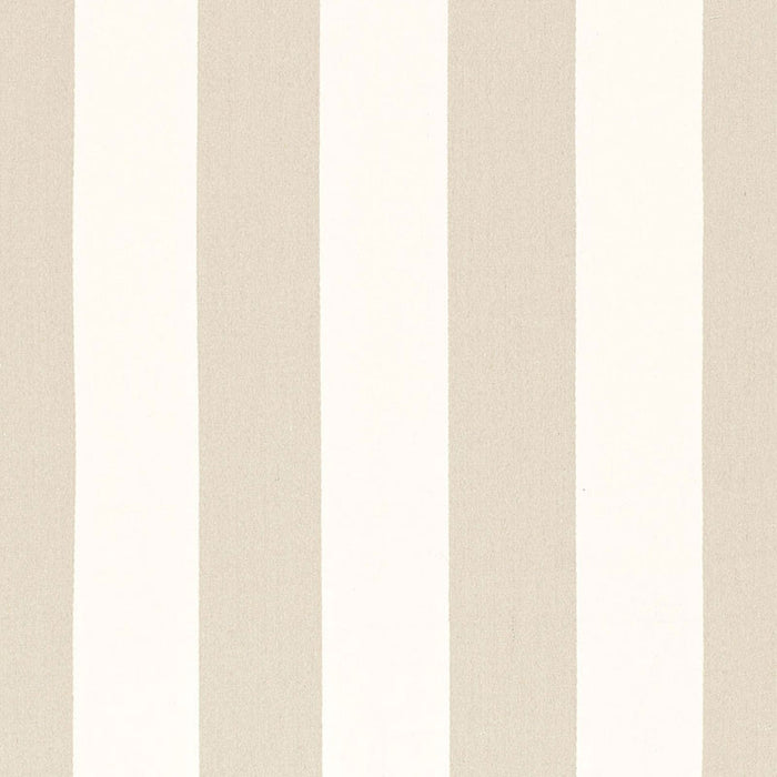 Schumacher Tundra Linen Stripe Ivoire Fabric Sample 67561