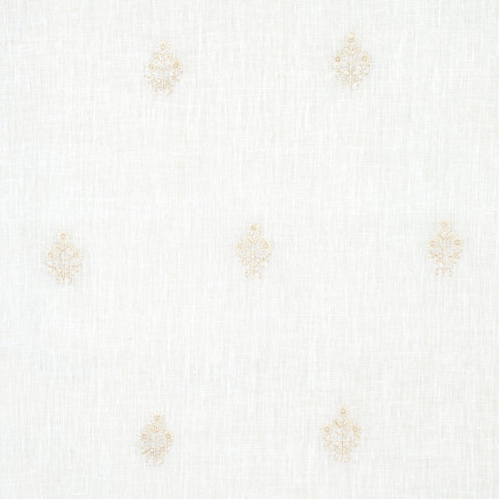 Schumacher Maria Embroidery Ivory Fabric 67790