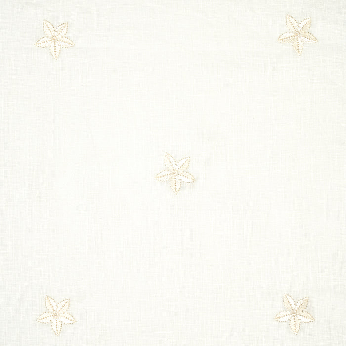 Schumacher Vincenzo Embroidered Sheer Ivory Fabric 67811