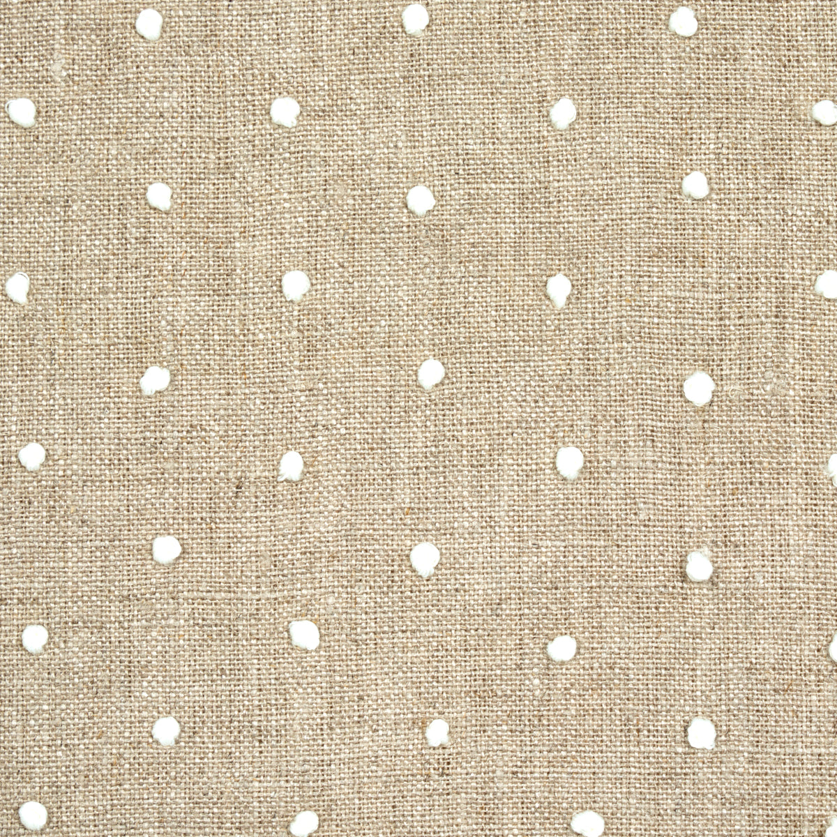 Schumacher Pebble Embroidery Linen Fabric 67980