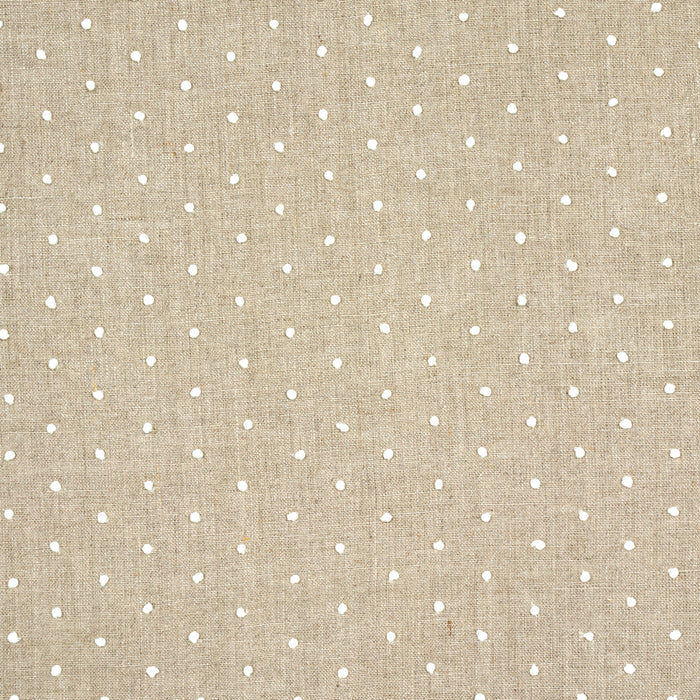 Schumacher Pebble Embroidery Linen Fabric 67980