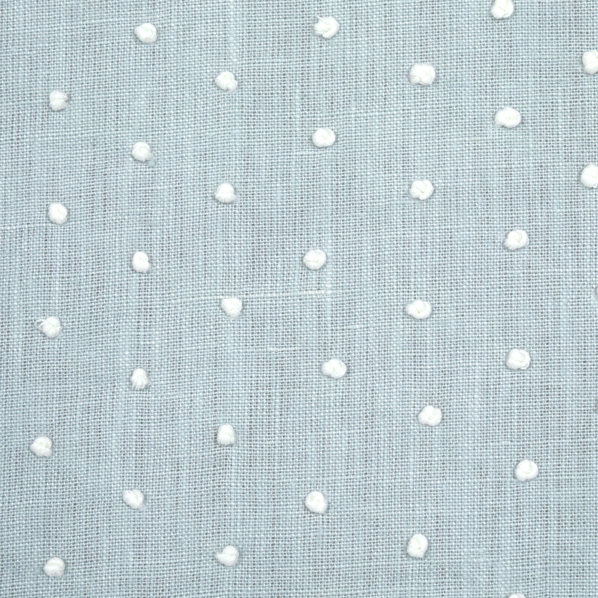 Schumacher Pebble Embroidery Sky Fabric 67981