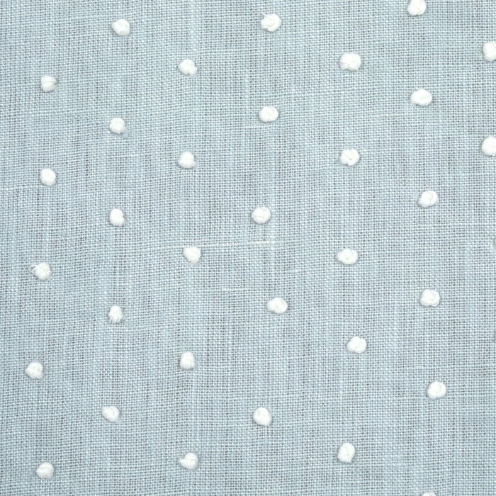 Schumacher Pebble Embroidery Sky Fabric 67981