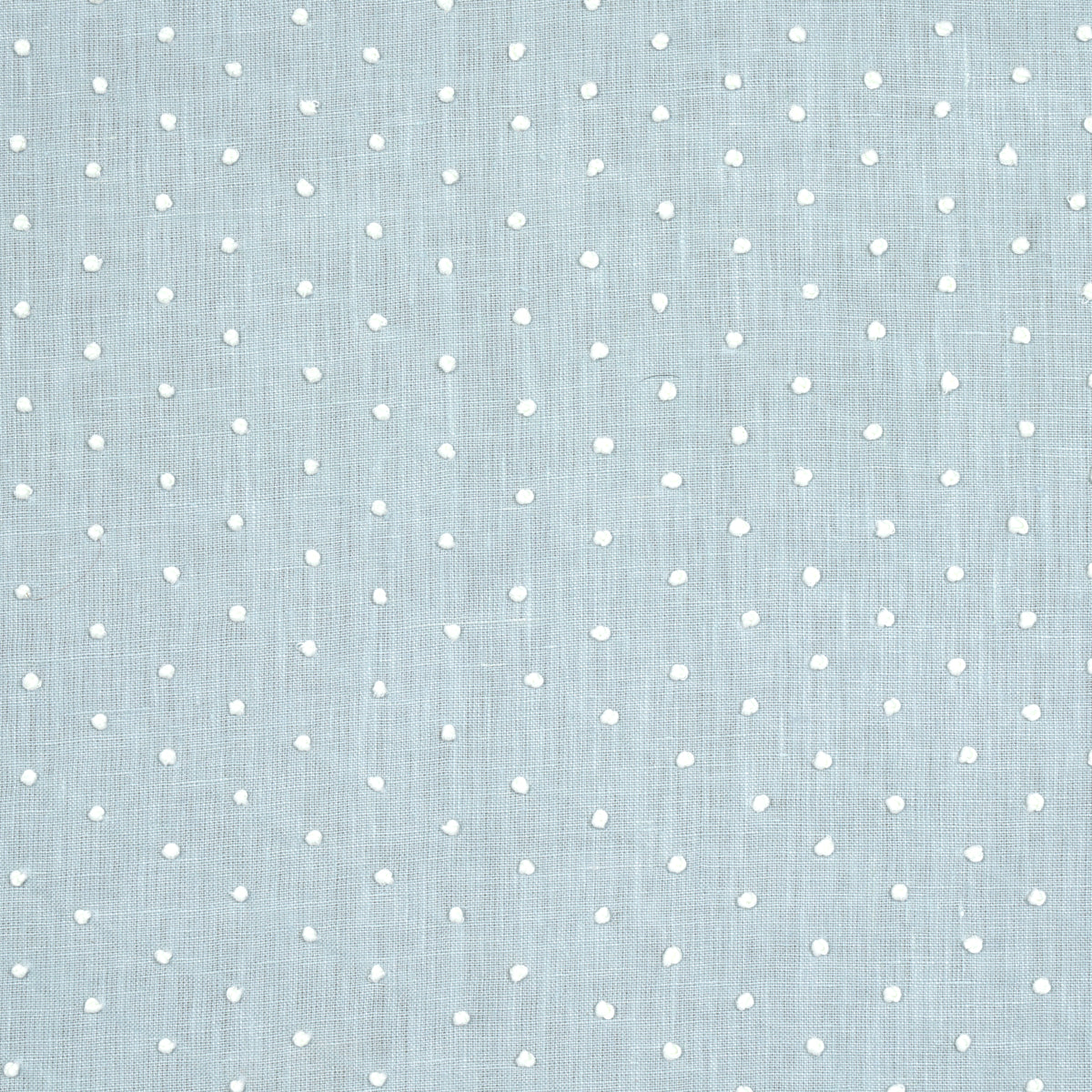 Schumacher Pebble Embroidery Sky Fabric 67981