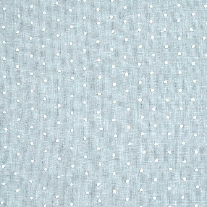 Schumacher Pebble Embroidery Sky Fabric 67981