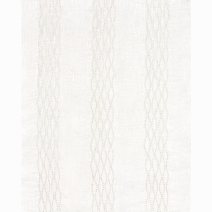 Schumacher Bella Embroidered Sheer Ivory Fabric 67990