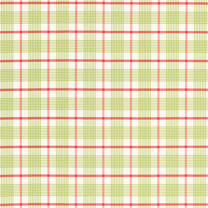 Schumacher St. Lucia Plaid Lime Fabric 68020