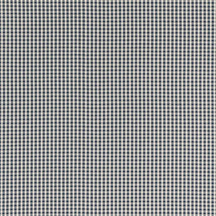 Schumacher Aruba Check Navy Fabric Sample 68040