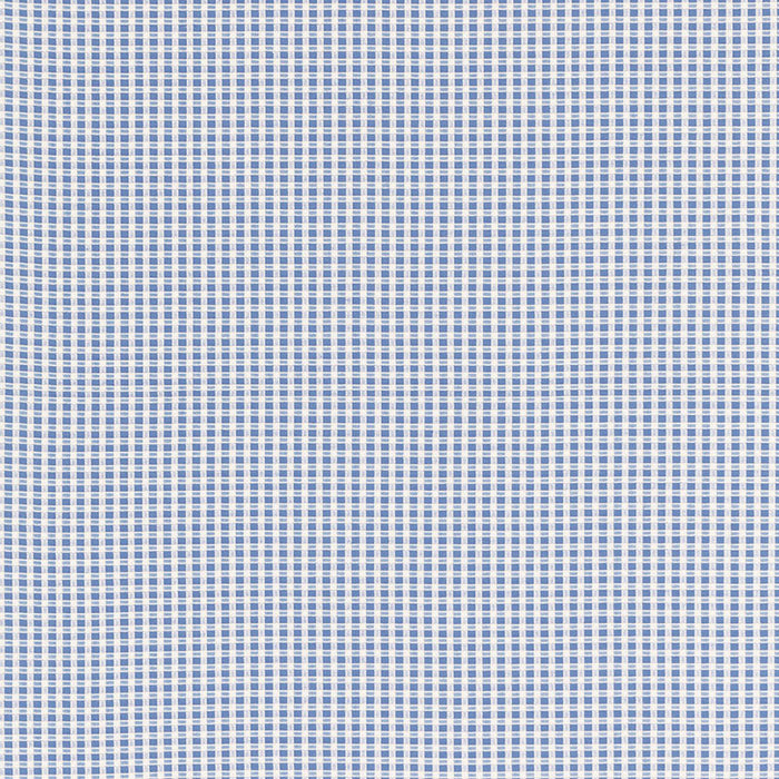 Schumacher Aruba Check Cornflower Fabric Sample 68041