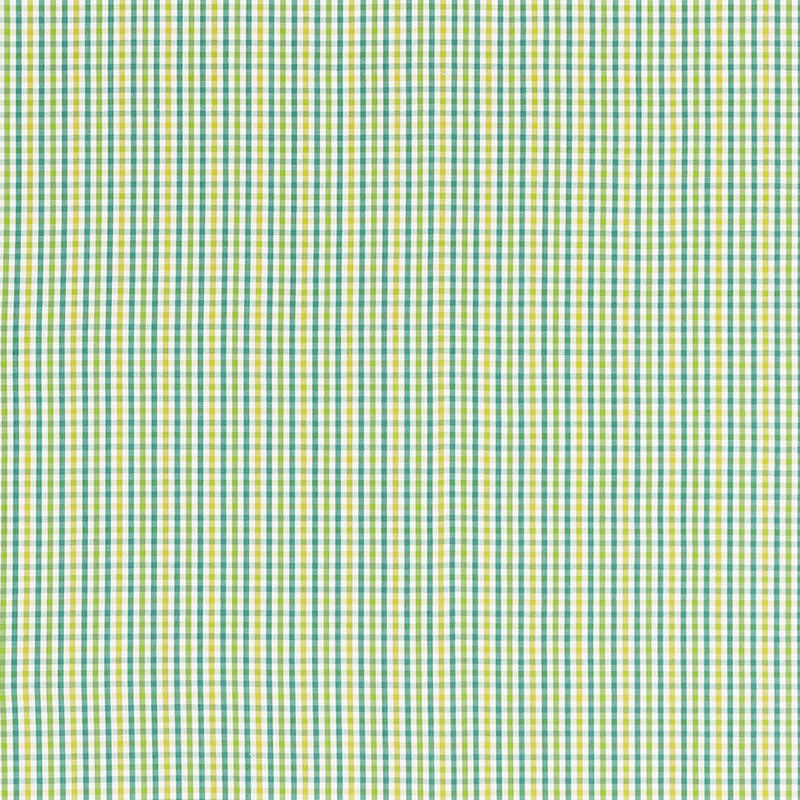 Schumacher Bahama Check Lagoon Fabric 68050